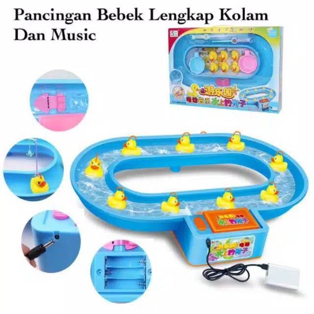 Jual Mainan Anak Pancingan Bebek Elektrik Jumbo | Shopee Indonesia