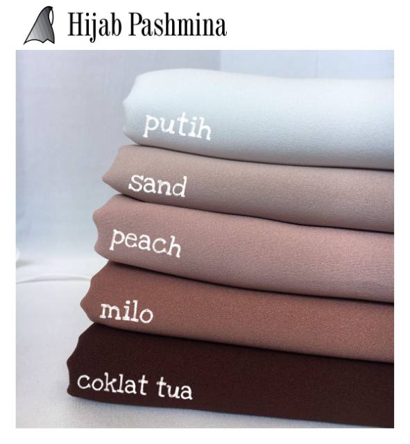 Jual Hijab Pashmina Diamond, Fashion Muslim Wanita Seri Warna Coklat | Shopee Indonesia