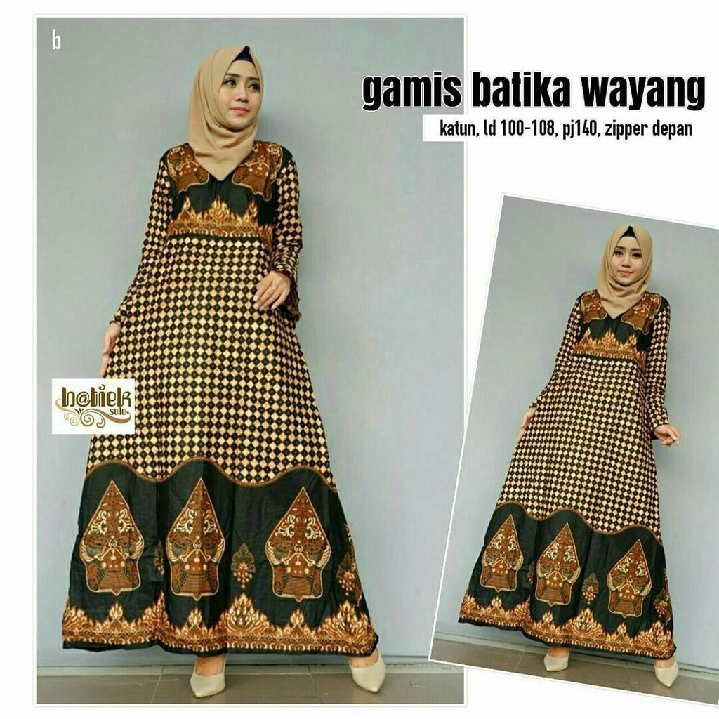 Baju Gamis Original Branded Voal Motif