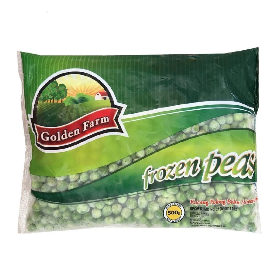 Jual Golden Farm Frozen Green Peas 500gr Kacang Polong Beku 500 gr