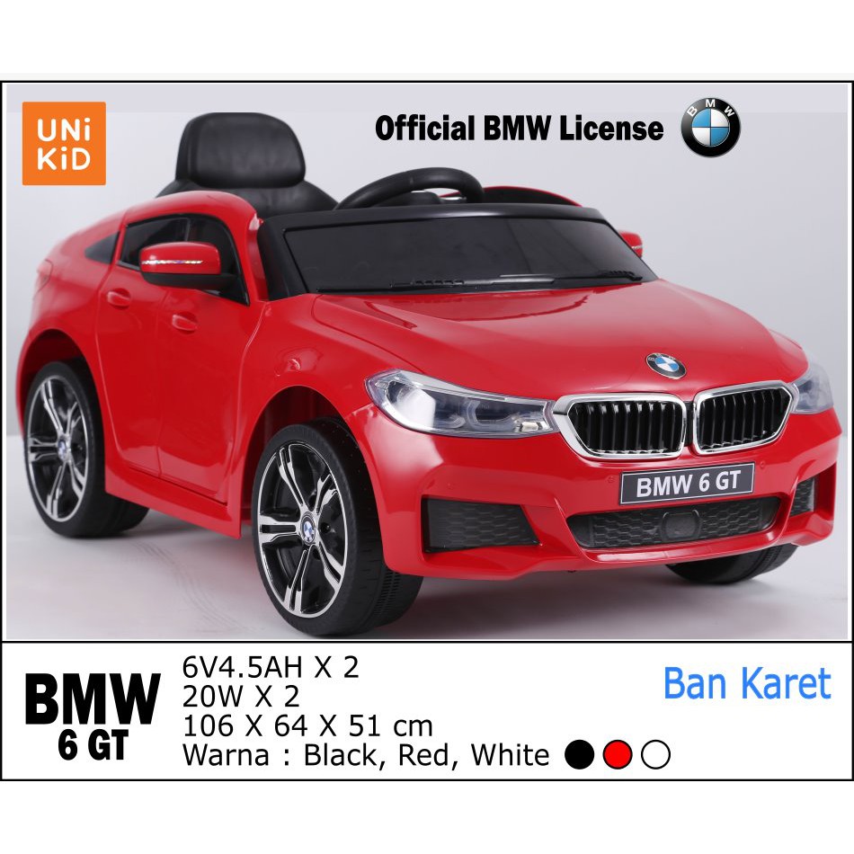 Jual Mainan Anak Mobil Aki Unikid Bmw 6 Gt Uk669 Licensed (Khusus Indah Cargo) | Shopee Indonesia