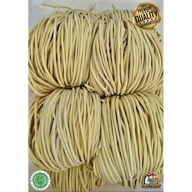 [1kg] Mie Ramen Mentah Ori Telur Ayam Kampung / Mie Jepang Shopee