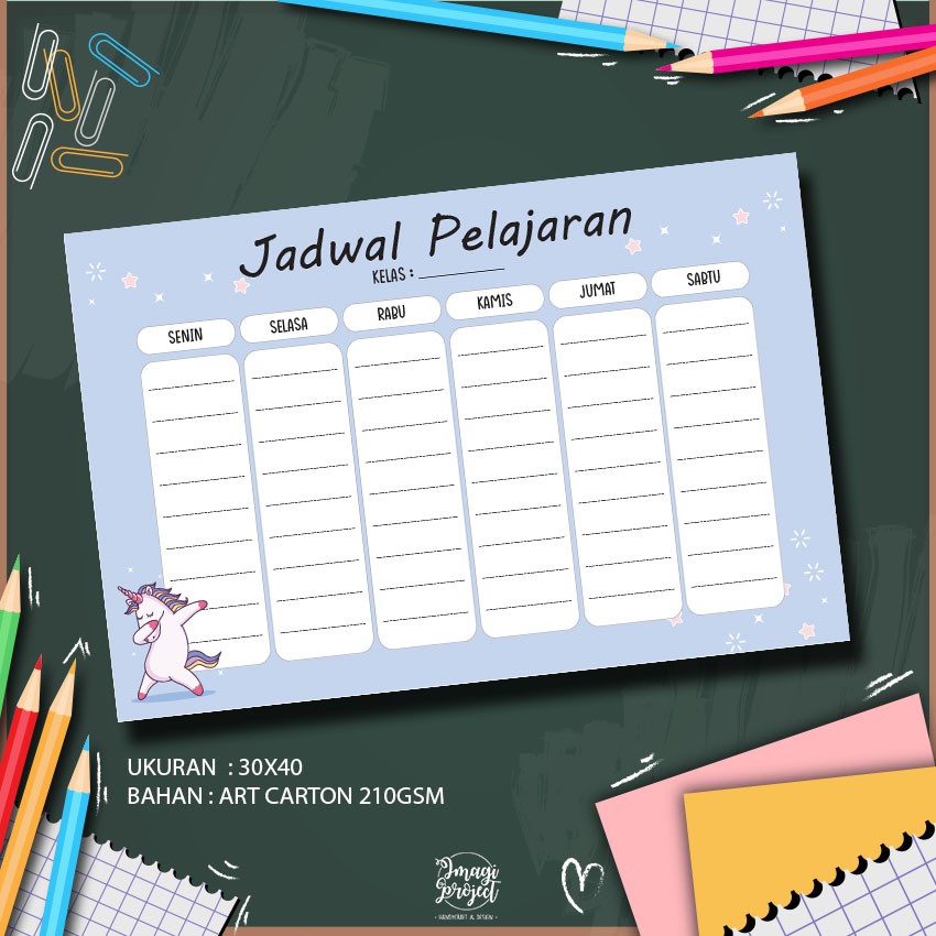 Background Polosan Jadwal Pelajaran Aesthetic Hitam Putih canvaspuke