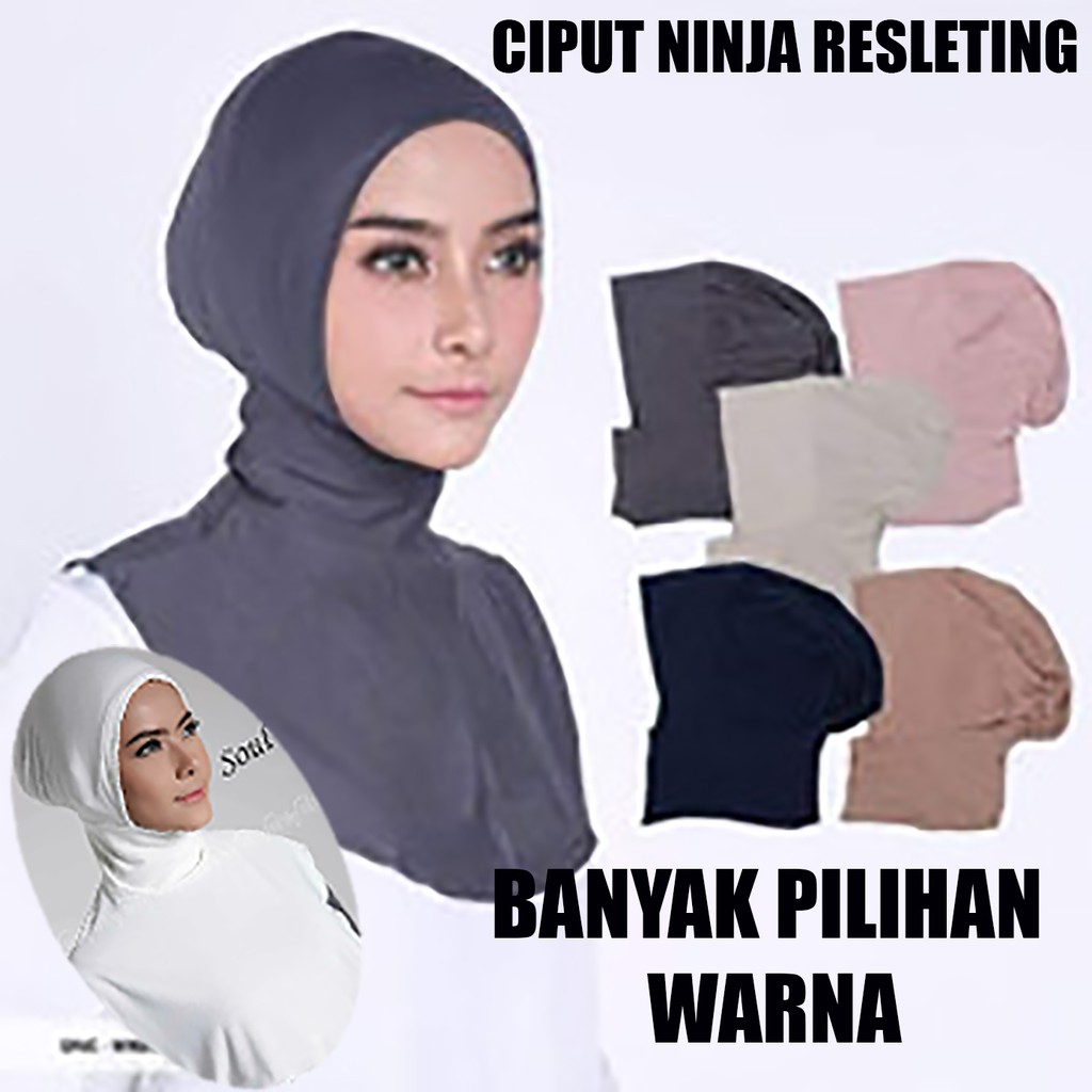 CIPUT NINJA SLETING. INNER JILBAB. DALAMAN HIJAB.CIPUT NINJA ANTEM