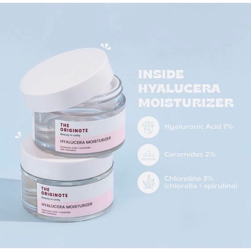 Jual The Originote Hyalucera Moisturizer Gel 50ml Pelembab Wajah