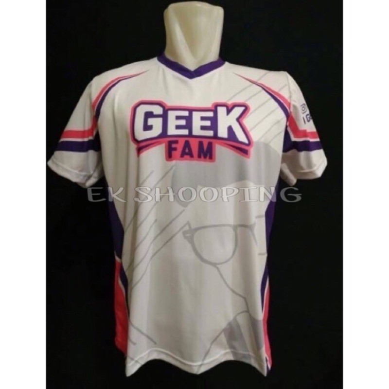 BAJU KAOS JERSEY GAMING GEEK FAM ESPORT ANAK JUMBO CUSTOM