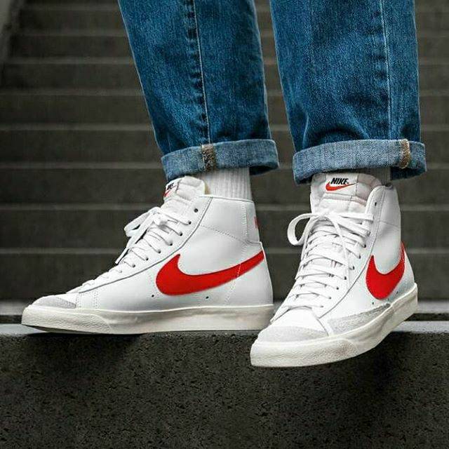 Jual Nike Blazer Mid '77 Vintage "White Red" Premium | Shopee Indonesia