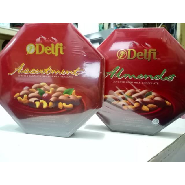 Jual Coklat Delfi Assortment Almond 100Gr | Shopee Indonesia