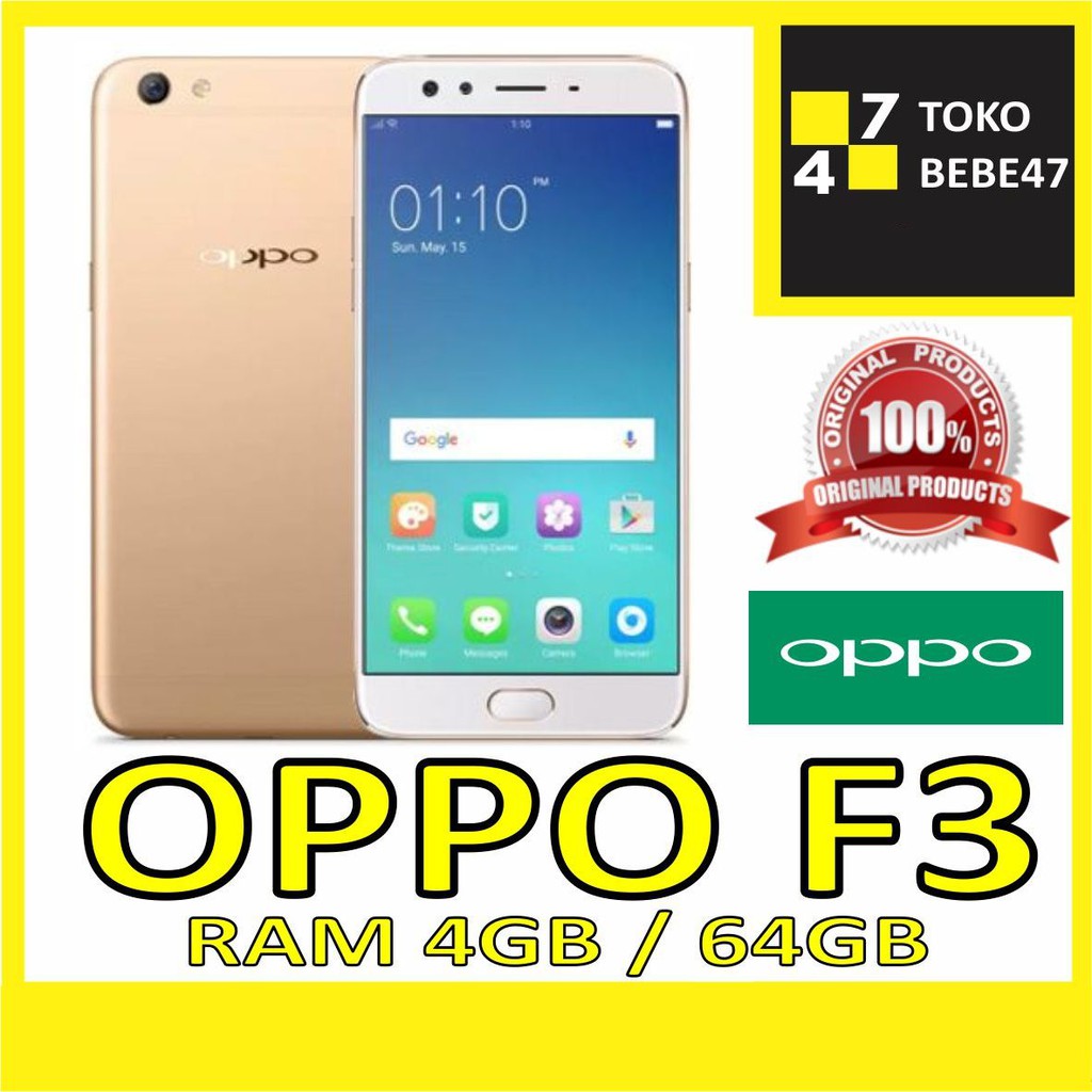Jual Oppo F3 RAM 4 GB ROM 64 GB GARANSI OPPO RESMI INDONESIA Shopee