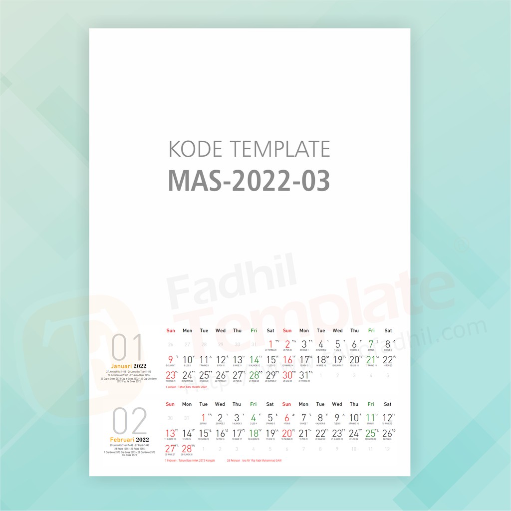 Kalender 03 2023 Jual Softfile Kalender 2023, Lengkap Dengan Kalender Jawa, Hijriyah 1444, China - Mas-2023-03 Indonesia|Shopee Indonesia