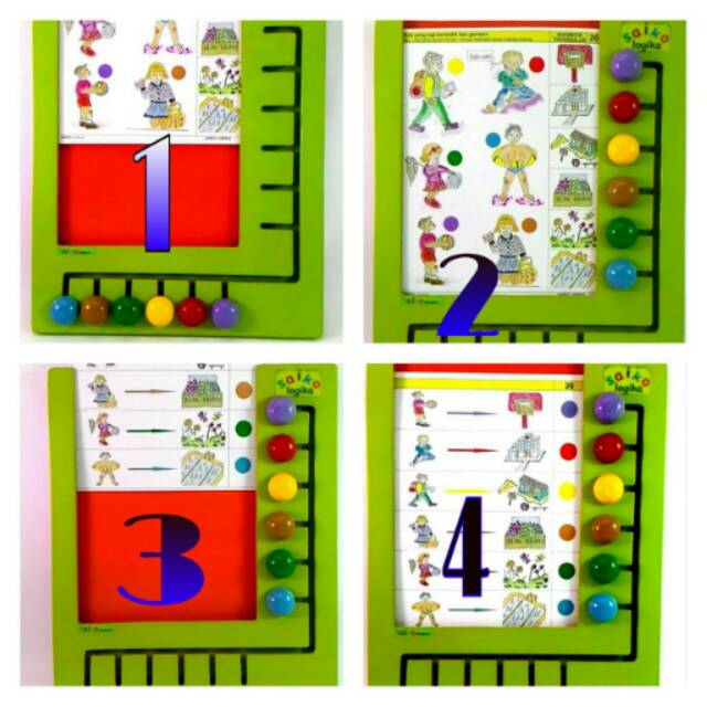 Jual Mainan Edukasi Anak Iq Kecerdasan Saiko Logika Seperti Logico Prim | Shopee Indonesia