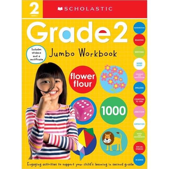 Jual Scholastic Jumbo Workbook Primary Grade 1 & 2 Indonesia|Shopee Indonesia