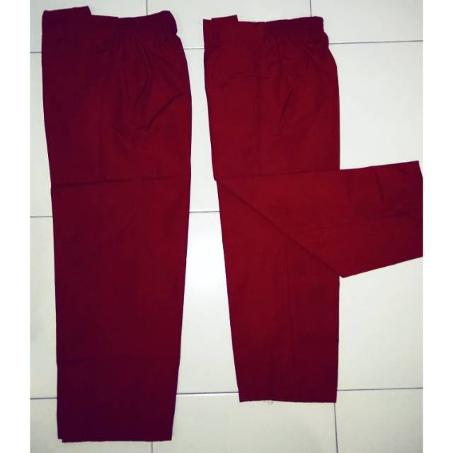 Celana Sekolah Sd Anak Merah Nagatex Shopee Indonesia