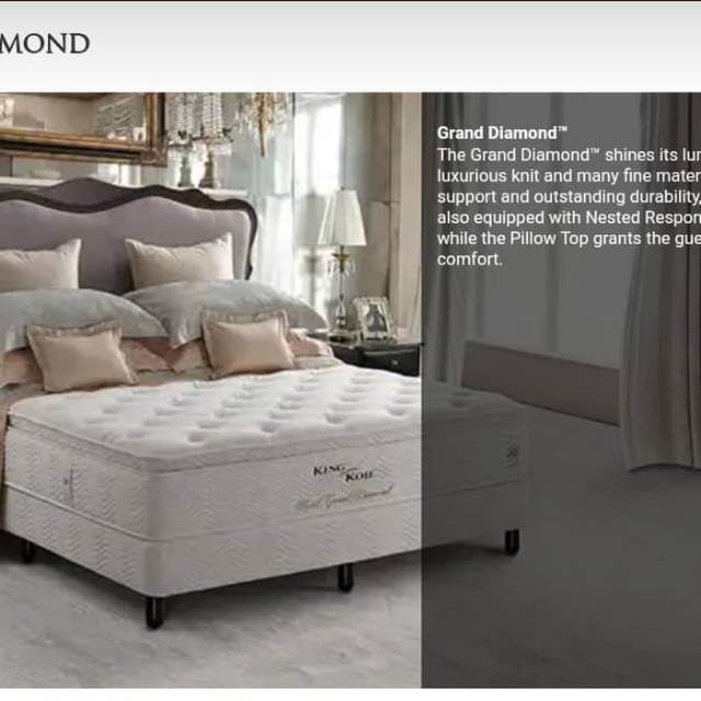 Jual Kasur King Koil Grand Diamond ( Pillow top ) Shopee Indonesia