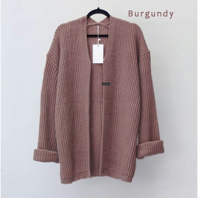 Cardigan wanita Rajut PREMIUM Oversize cardigan