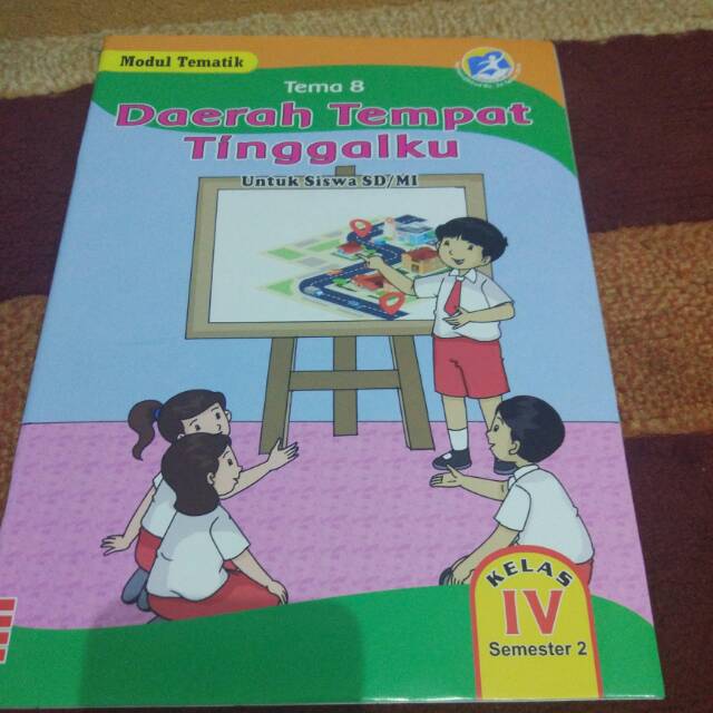 Lks Tematik/ Modul Tematik Kelas 4 tema 8 Daerah Tempat Tinggalku Shopee Indonesia