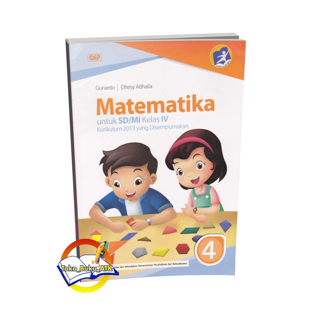 Buku Matematika Kelas 4 SD Kurikulum 2013 Dinas Pendidikan (GAP) | Shopee  Indonesia
