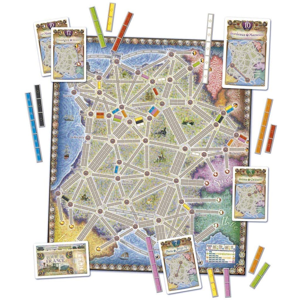 Jual Ticket To Ride France And Old West Map Collection Six Expansion Board Game | Shopee Indonesia