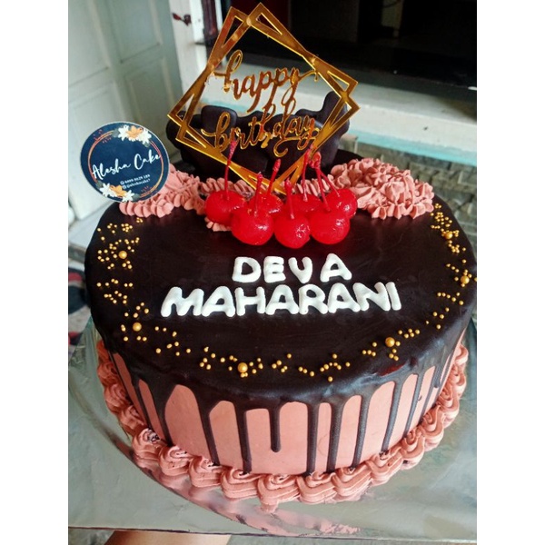 Jual Kue Ulangtahun Costum/Kue Ulangtahun Dewasa/Kue Ulang Tahun Coklat | Shopee Indonesia