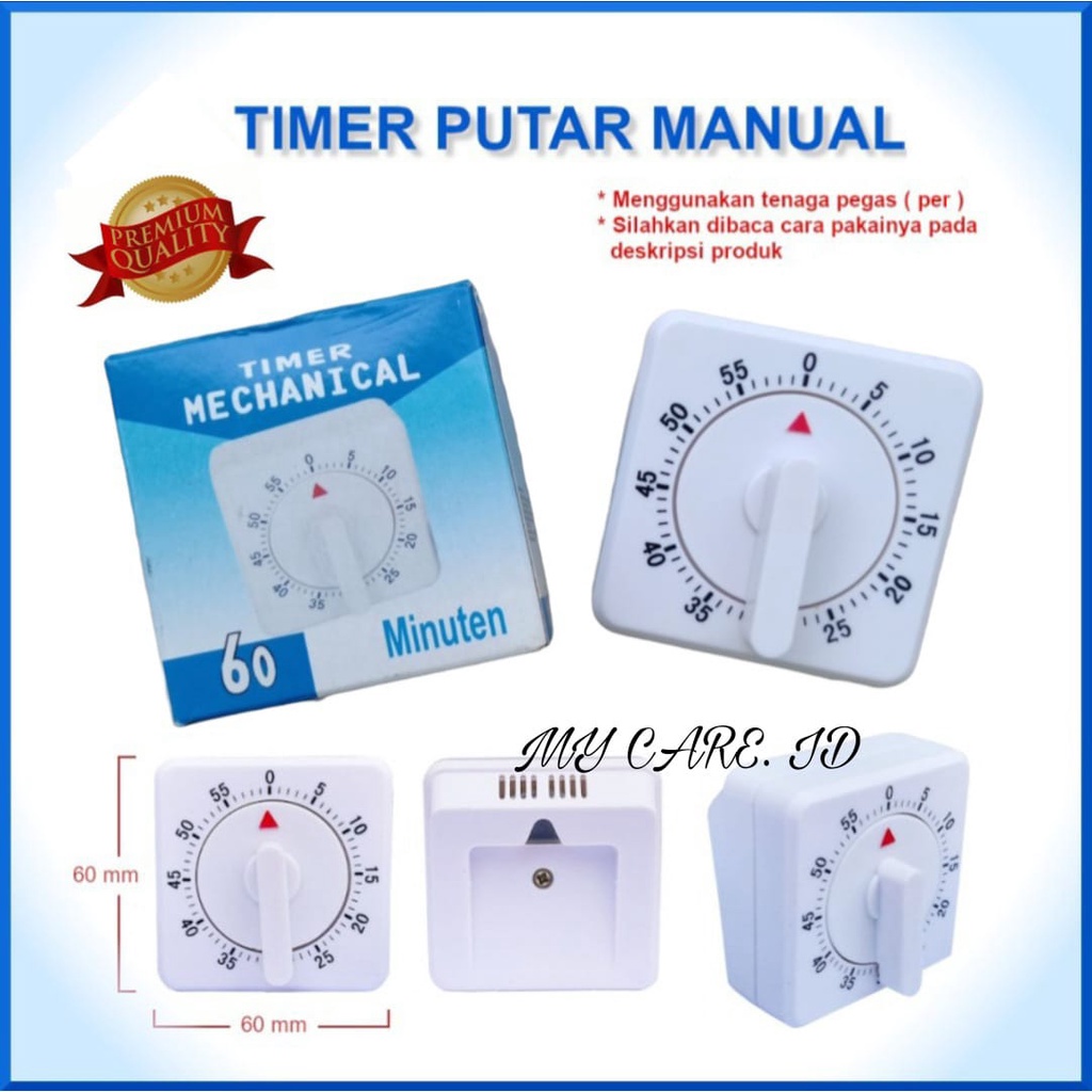 Jual Mechanical Timer / Timer Manual / Timer Mechanical / Kitchen Timer