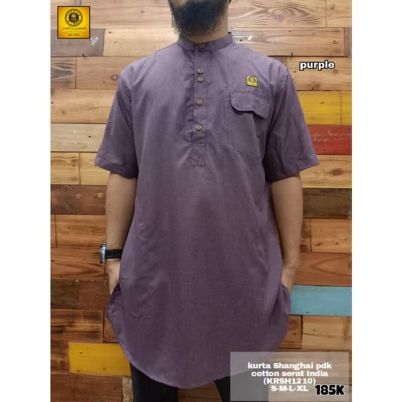 Jual Kurta Lengan Pendek Gamis Pakistan Premium Al Amwa Baju Koko