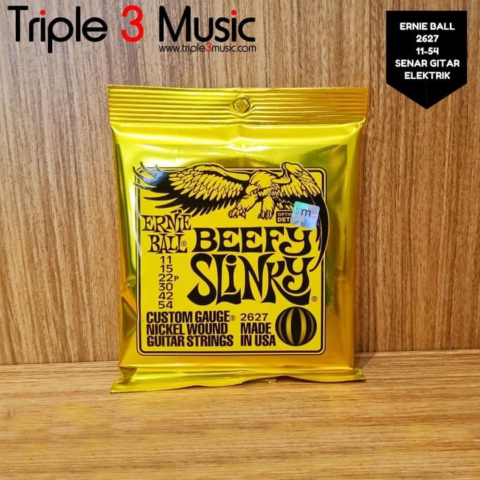 Jual Ernieball Ernie ball 2627 1154 beefy ORIGINAL Senar Gitar Listrik