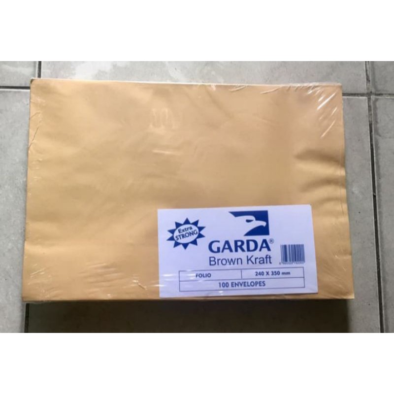 Jual Amplop Folio Coklat Polos / F4 Garda Per 5 Pcs/Buah | Shopee Indonesia