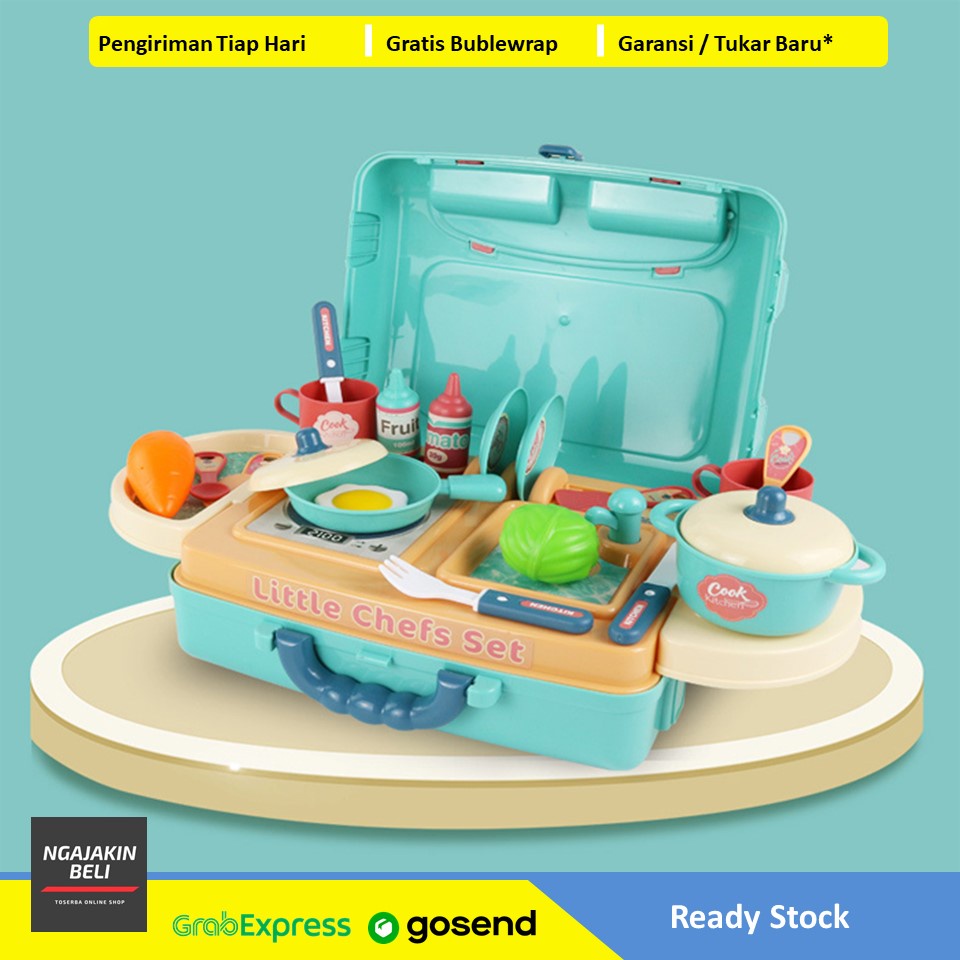 Jual Mainan Anak Perempuan Kitchen Set Mainan Dapur Mainan Anak Jogja Indonesia|Shopee Indonesia