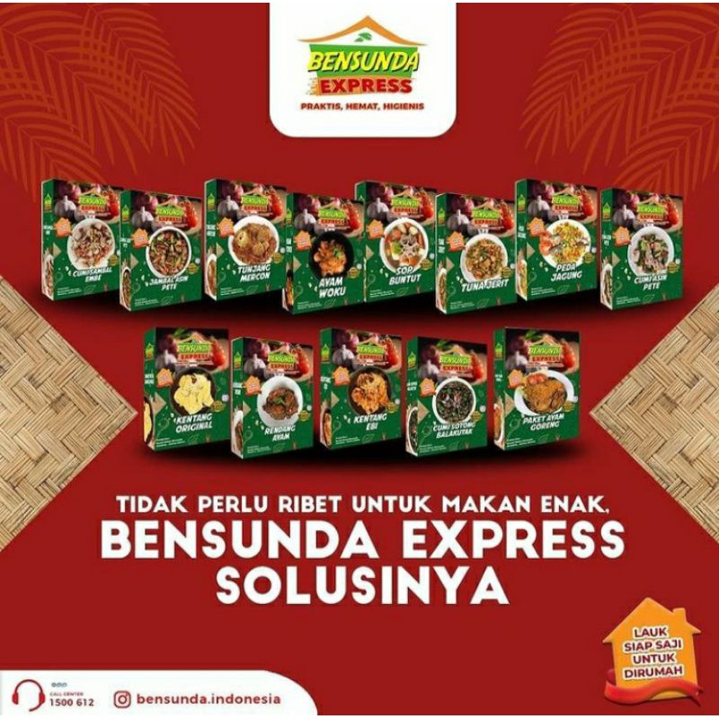 Jual [ BENSUNDA ] Bensunda Express All Varian Menu By Ruben Onsu 100