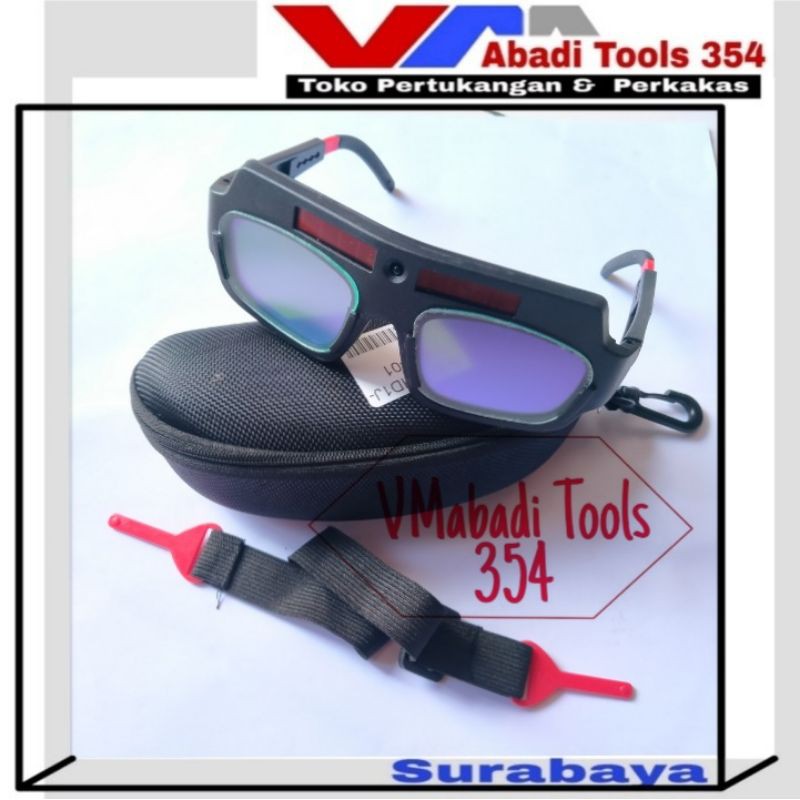 Kaca mata Las Auto Dark Welding Otomatis gelap otomatis