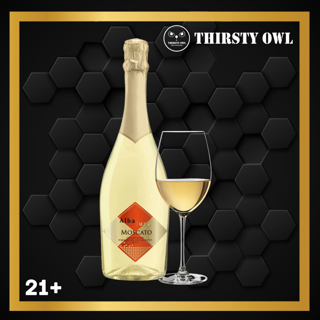 Jual Alba Luna Moscato Sweet Sparkling Wine Italy 750ml Shopee Indonesia