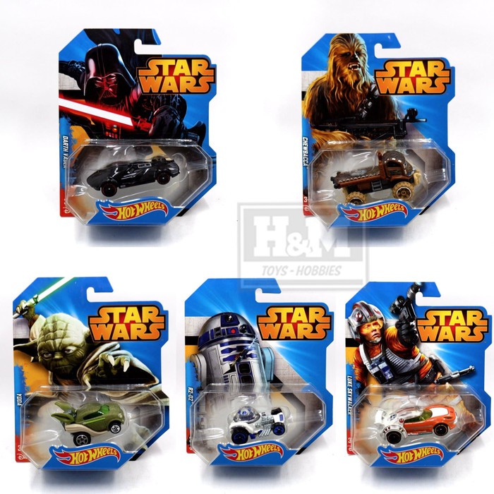 Jual Hot Wheels Star Wars Characters Set 5Pcs -Sale | Shopee Indonesia