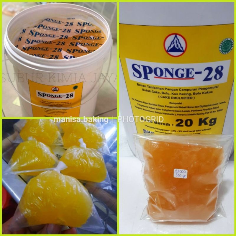 Jual SP SPONGE 28 REPACK 1 KG CAKE EMULSIFIER PENGEMBANG DAN PELEMBUT
