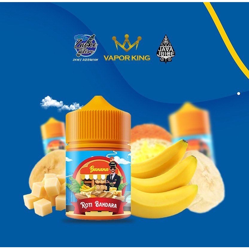 Jual Roti Bandara V2 Banana 60ML by Java Juice x VaporKing Liquid