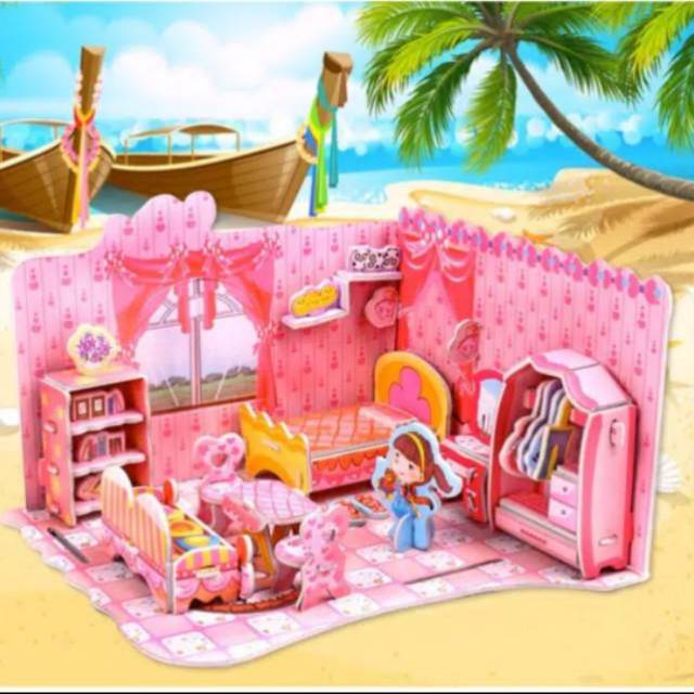 Jual 3D Puzzle Anak Diy , Mainan Edukasi Puzzle 3D Anak Jigsaw Besar | Shopee Indonesia