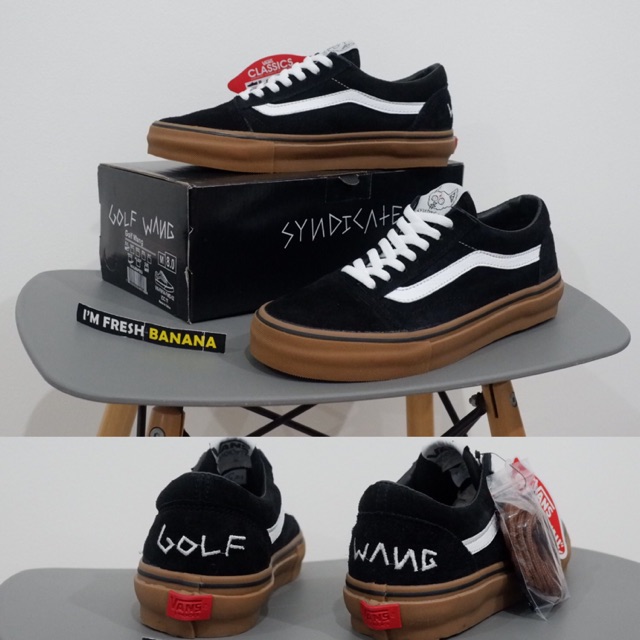 Sepatu Sneakers Desain Vans Old Skool Bahan 100 Premium Warna Hitam