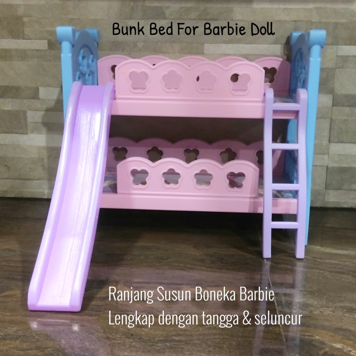 Jual Tempat Tidur Barbie Susun Bunk bed Barbie Doll Terbatas  Indonesia|Shopee Indonesia