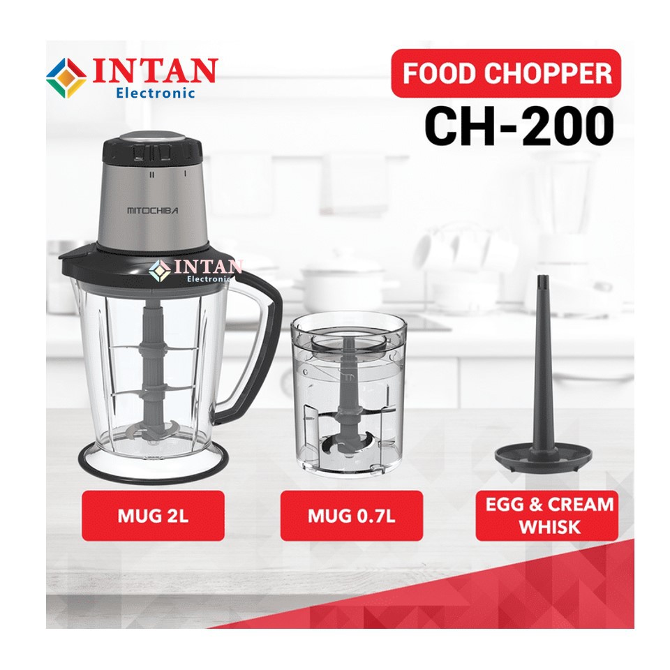 Mito Food Magic Chopper Blender Serbaguna Mitochiba CH 200