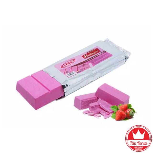 Jual Coklat Blok Batangan Strawberry Lagie 250 Gram [Harum Snack Official] | Shopee Indonesia