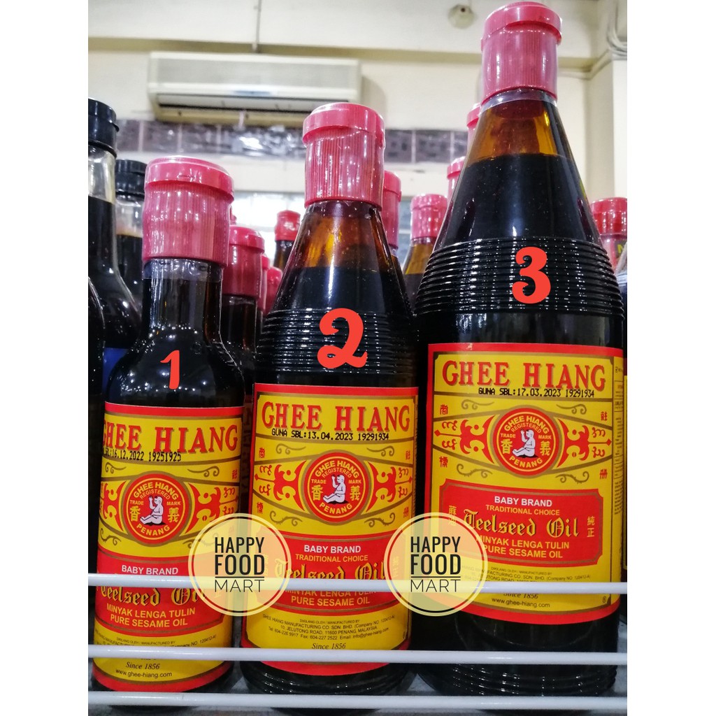 Jual [PROMO] GHEE HIANG BABY BRAND PURE SESAME OIL 330ML/MINYAK WIJEN