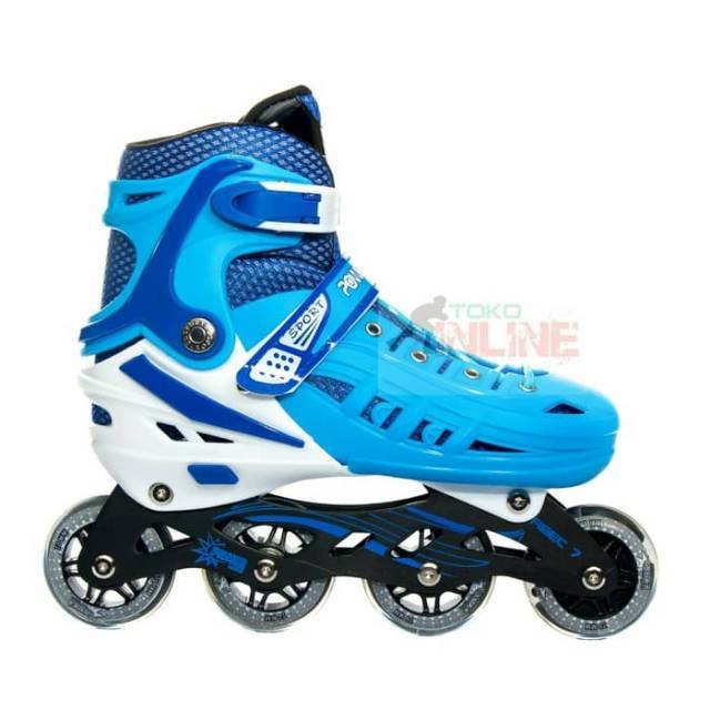 Sepatu Roda/Inline Skate Powerline HB 22 Biru Shopee