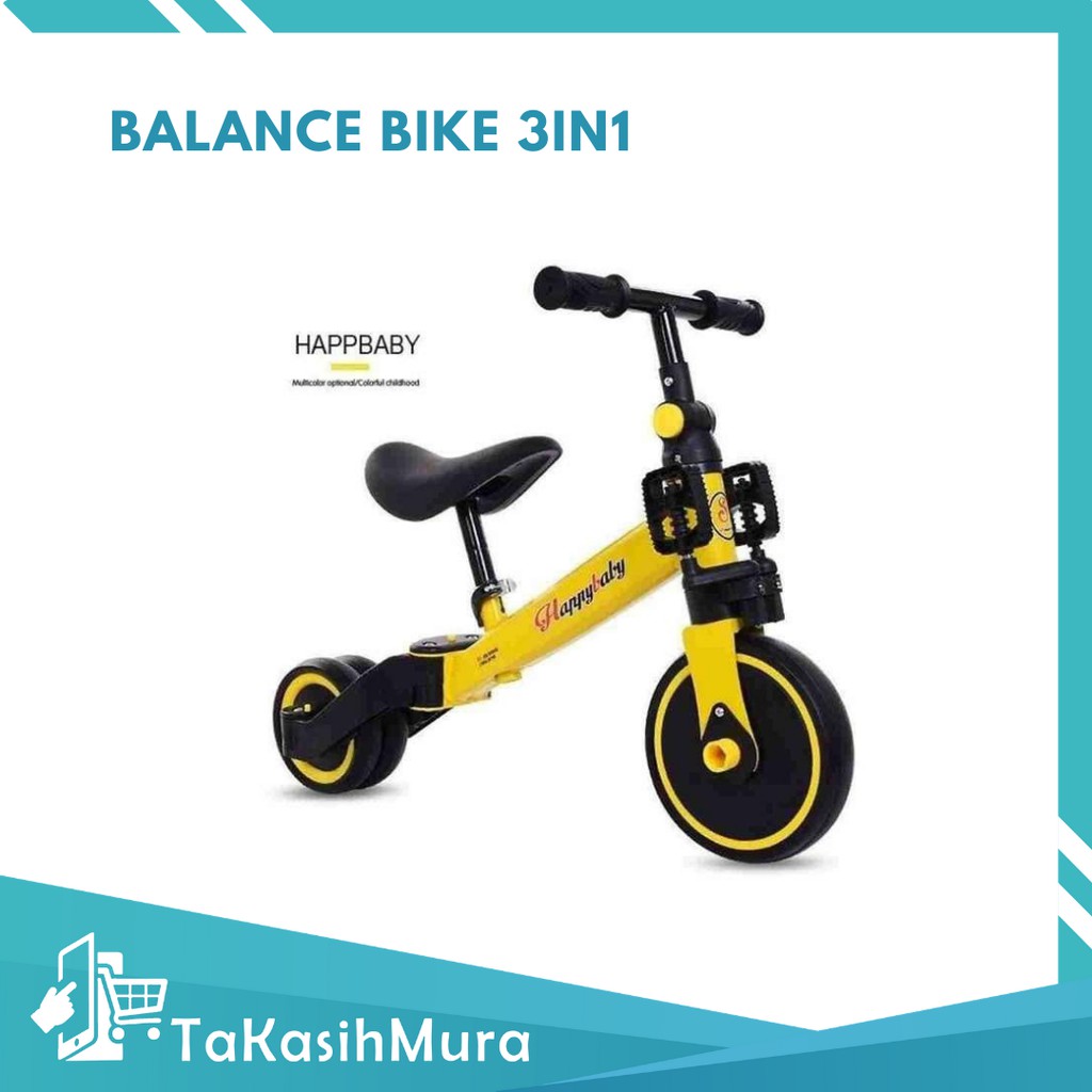 Happy Baby Balance Bike 3 in 1 Sepeda Keseimbangan Anak Happybaby Roda