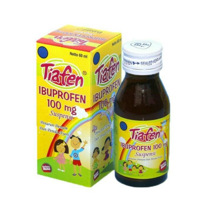 TIAFEN Syrup Obat demam Anak Ibuprofen 100ml Shopee Indonesia