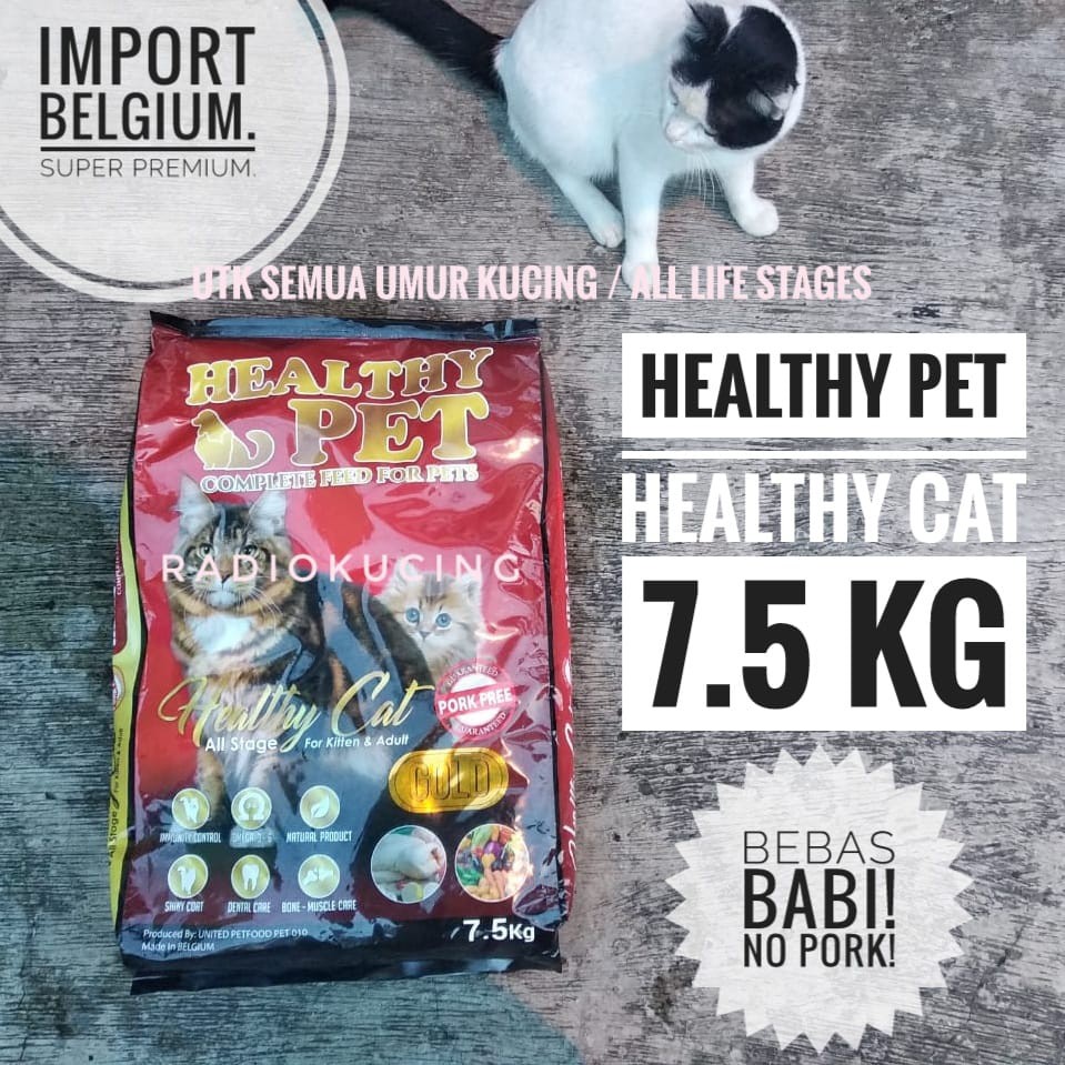 Jual Healthy Cat Pet 7,5 Kg Karung Super Premium Dry Food Indonesia|Shopee Indonesia