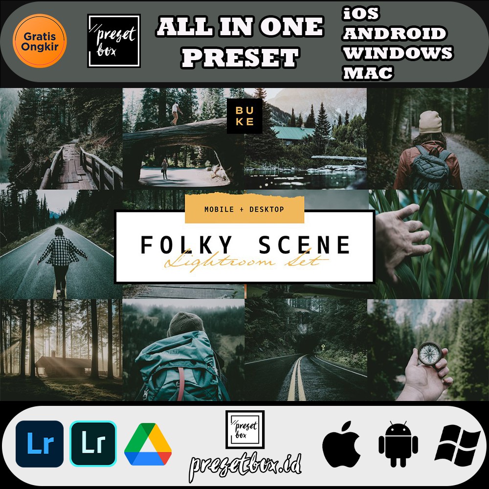 BK FOLKY SCENE (Forest Deep Mood) Lightroom Preset Android iOS