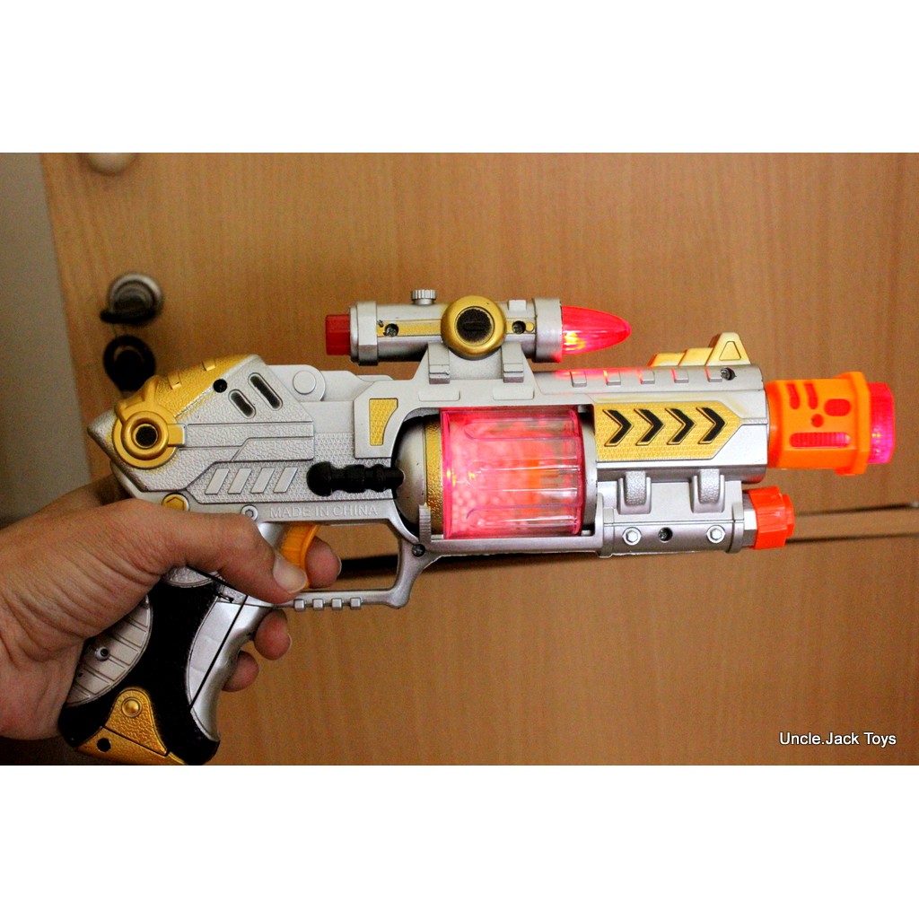 Jual Mainan Anak Pistol Infrared Laser Beam Gun 3 Tembak Tembakan