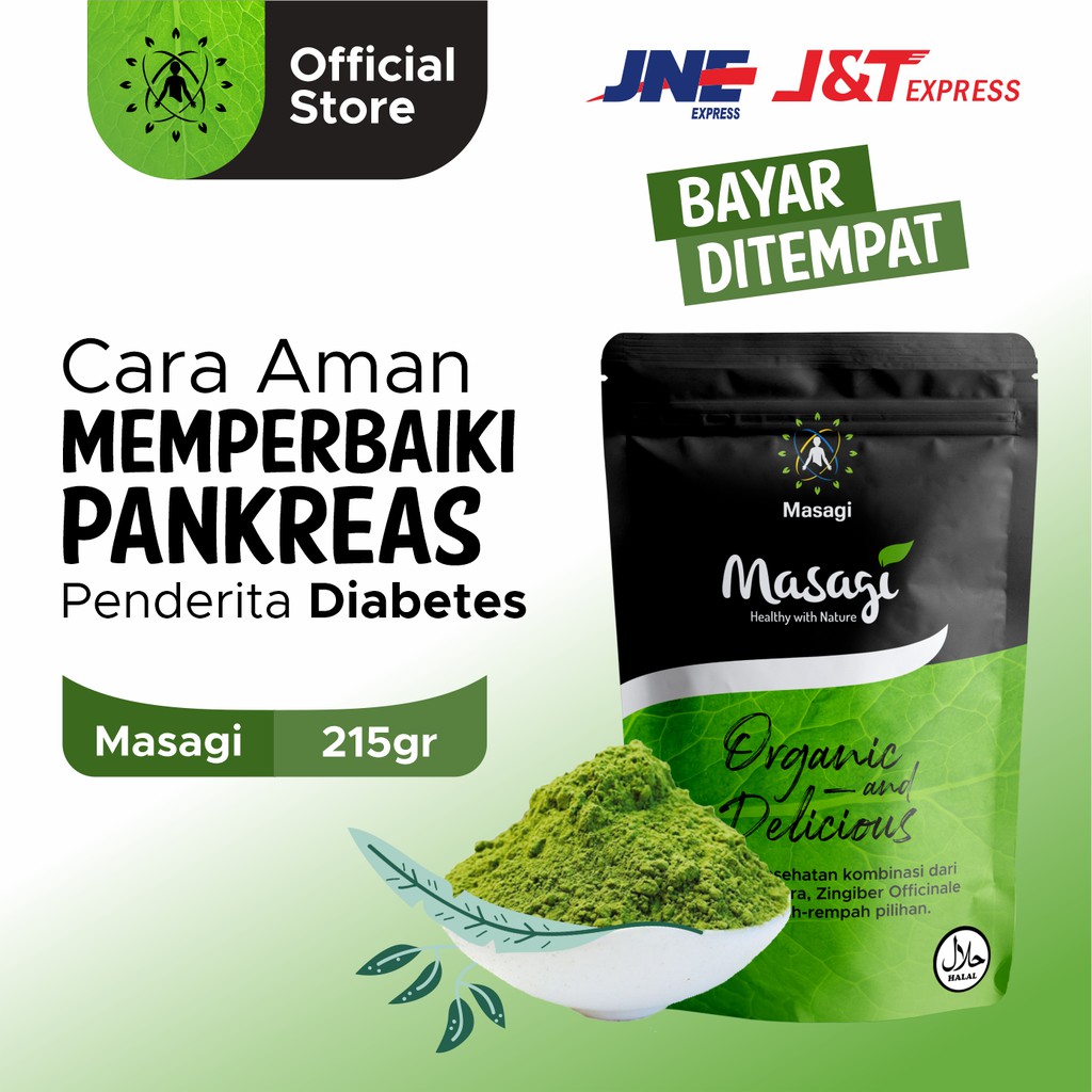 MASAGI 215gr Obat Diabetes ampuh Perbaikan Pangkreas Gula Darah