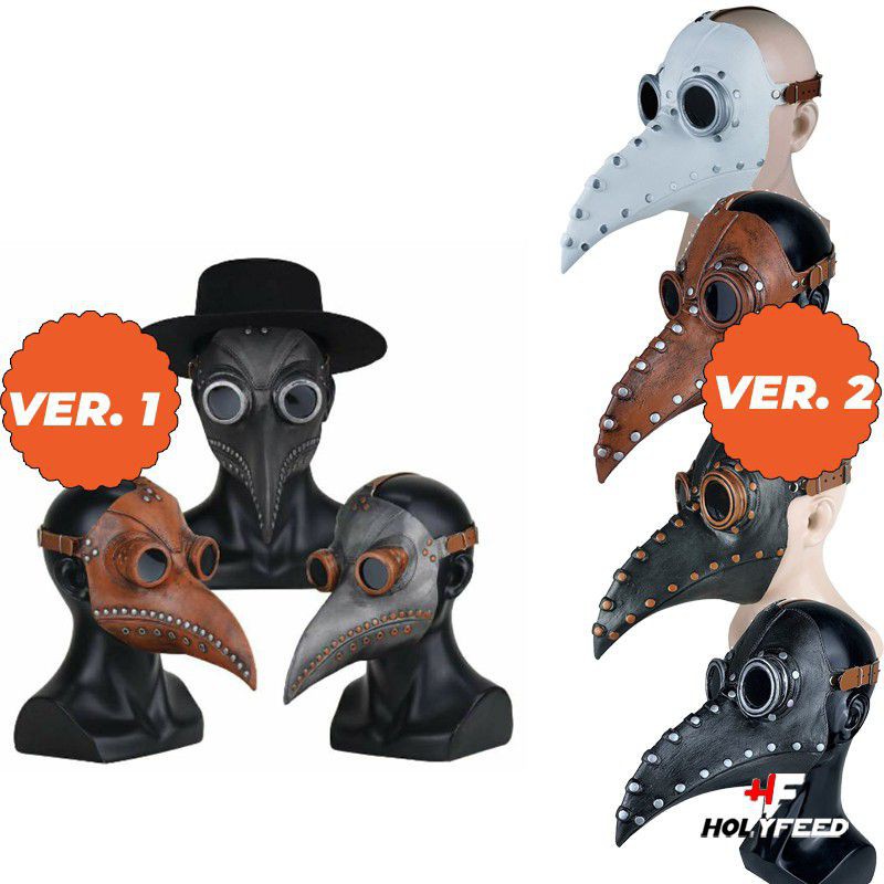 Jual Termurah Topeng Plague Doctor Latex Mask Halloween V2 & V1 Mask Halloween | Shopee Indonesia
