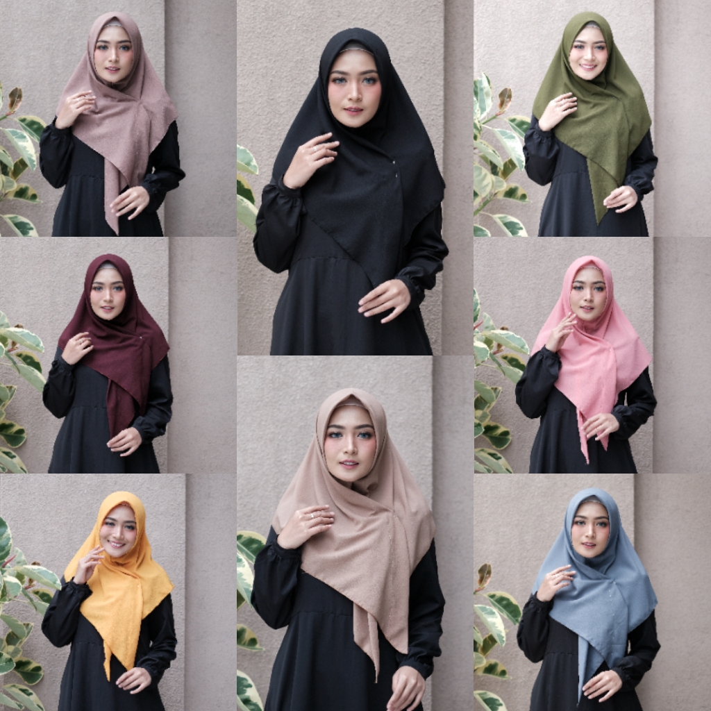 Termurah Jilbab Segitiga Instan Diamond Shopee Indonesia