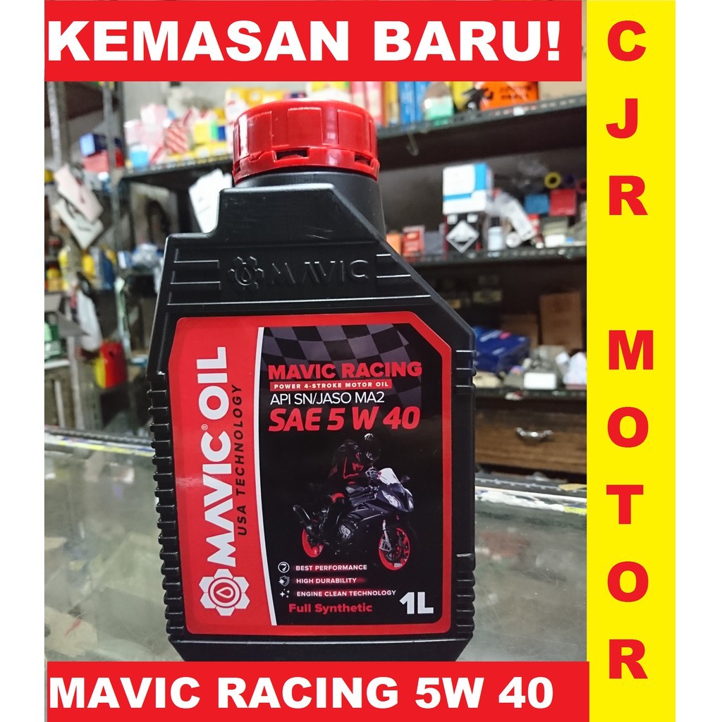 Jual Mavic Racing Engine Oil 5W 40 Oli Motor Balap Bensin Methanol Dan Octan Tinggi For High Performance | Shopee Indonesia